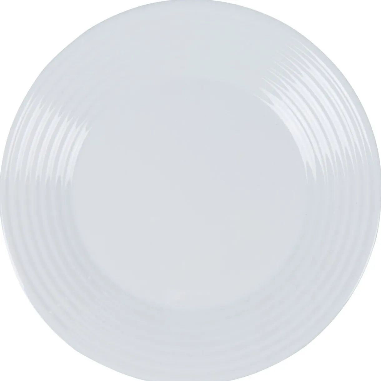 Assiette plate ronde blanche Harena^Gifi