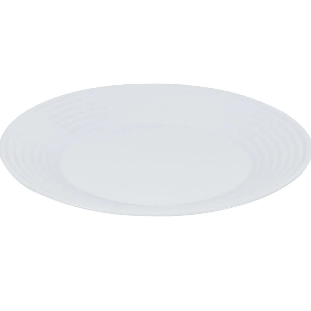 Assiette plate ronde blanche Harena^Gifi