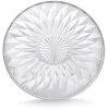 Assiette plate ronde fleur géométrique verre transparent^Gifi Clearance