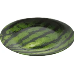 Assiette plate ronde imprimée pastèque^Gifi Best