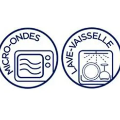 Assiette plate ronde Luminarc bleu ciel Zana^Gifi Hot