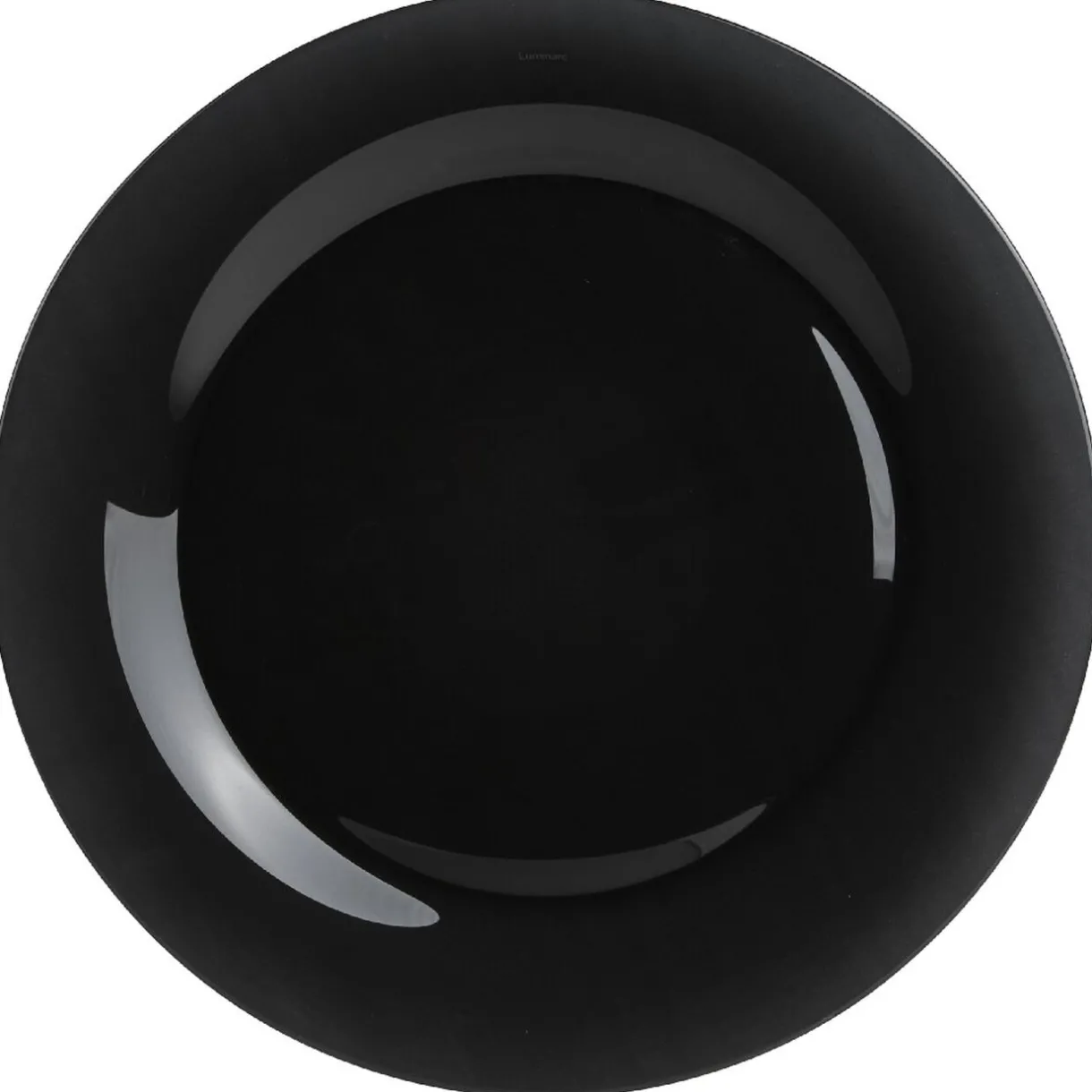 Assiette plate ronde Luminarc noire Zana^Gifi Clearance