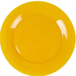 Assiette plate ronde Luminarc unie jaune moutarde Zana^Gifi New