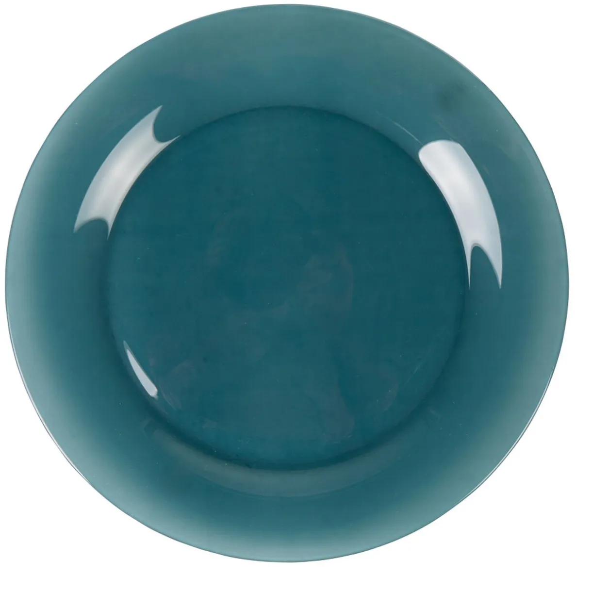 Assiette plate ronde Luminarc unie bleu foncé Zana^Gifi Best