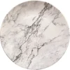 Assiette plate ronde motif marbre gris et blanc^Gifi Clearance