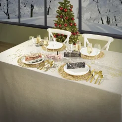 Assiette plate ronde Oslo blanche^Gifi Outlet