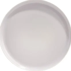 Assiette plate ronde Oslo porcelaine gris uni^Gifi Online