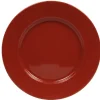 Assiette plate rouge^Gifi Sale