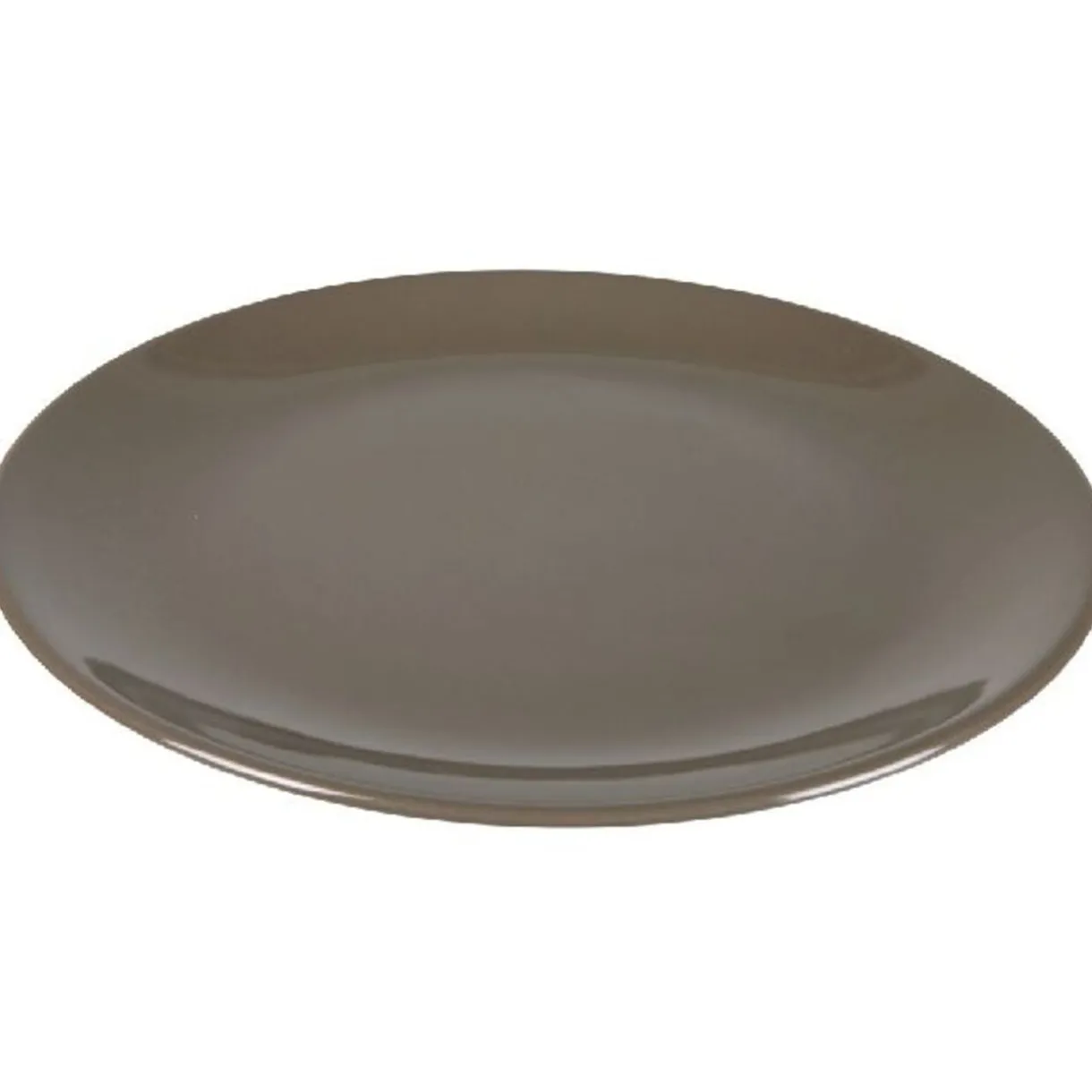 Assiette plate taupe^Gifi Outlet