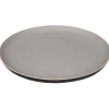 Assiette plate Zenco bicolore gris et taupe^Gifi Discount