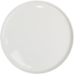 Assiette ronde plate Nordic porcelaine blanc^Gifi Hot