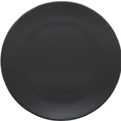Assiette ronde plate uni gris^Gifi Best