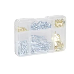 Rangement|Gifi Assortiment de 140 crochets en métal