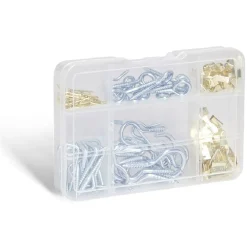 Rangement|Gifi Assortiment de 140 crochets en métal