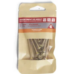 Best Gifi Assortiment de vis agglo à tête fraisée 16/50mm - Matériaux pleins
