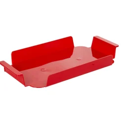 Bac à glaçons avec support 32 compartiments rouge^Gifi Online