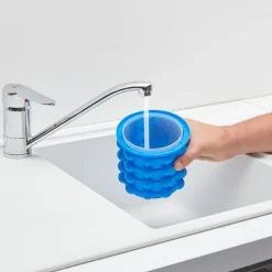 Bac à glaçons bleu 2 en 1^Gifi Discount