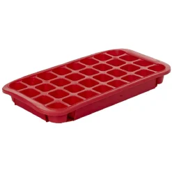 Bac à glaçons en plastique rouge^Gifi Clearance