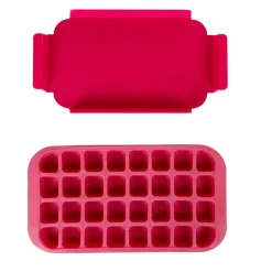 Bac à glaçons rose 32 compartiments^Gifi Online