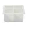 Bac à glaçons XXL 4 compartiments silicone blanc^Gifi Discount