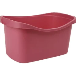 Rangement|Gifi Bac à roulettes rose 90 L