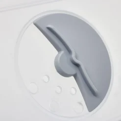 Rangement|Gifi Bac avec couvercle rabattable 12L plastique transparent gris