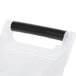 Rangement|Gifi Bac de rangement à roulettes transparent 12L