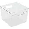 Bac de rangement carré transparent pour frigo 5,5L^Gifi Discount