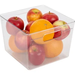 Bac de rangement carré transparent pour frigo 5,5L^Gifi Discount