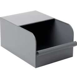 Rangement|Gifi Bac de rangement en métal gris - L17,5 x l25 x H12,5 cm