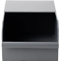 Rangement|Gifi Bac de rangement en métal gris - L17,5 x l25 x H12,5 cm