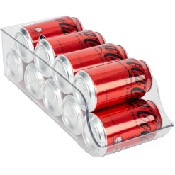 Bac de rangement frigo distributeur canettes 34x13xH10cm^Gifi Outlet