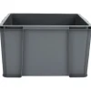 Rangement|Gifi Bac de rangement gris anthracite 45 L