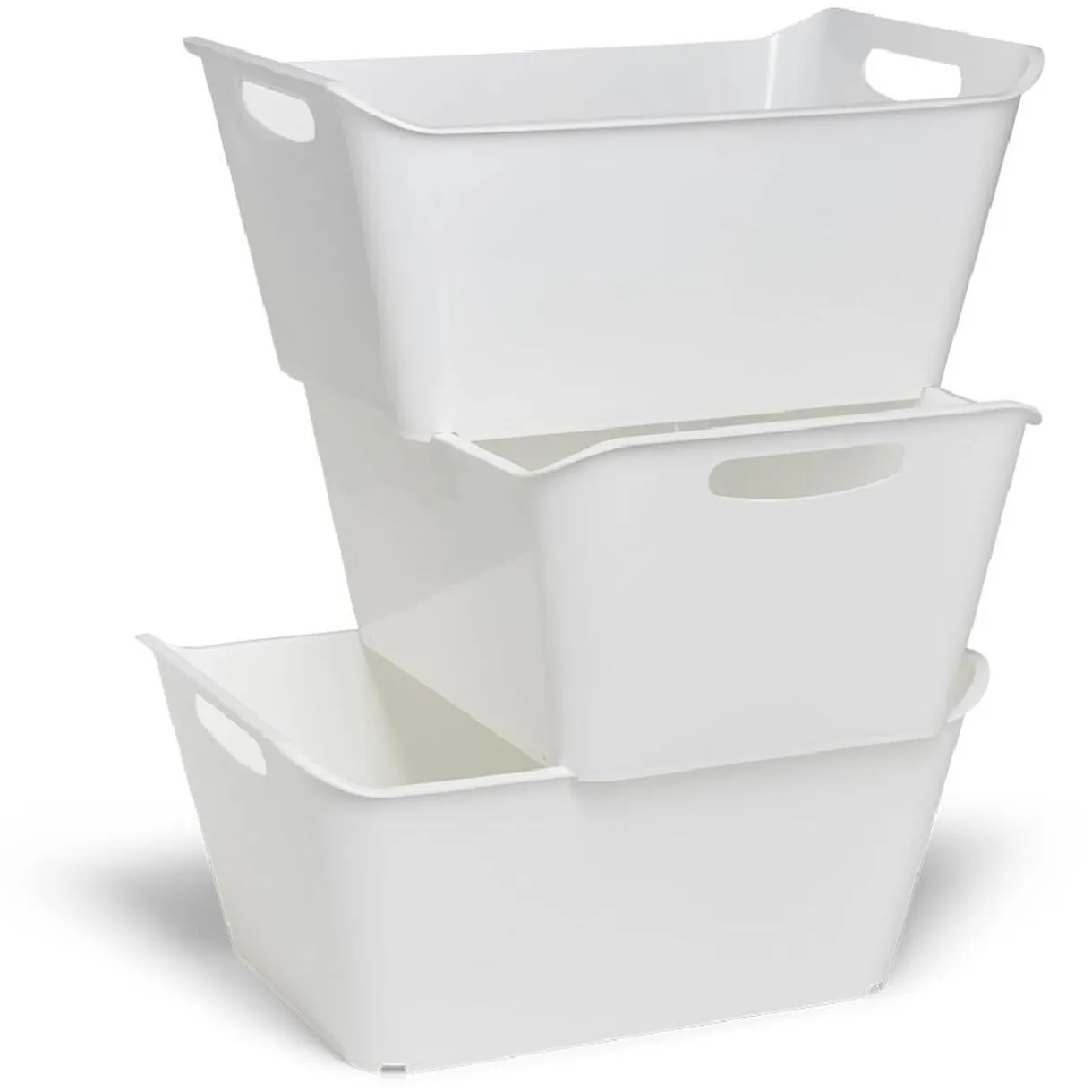 Rangement|Gifi Bac de rangement 18L x3