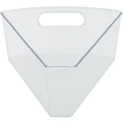 Bac de rangement triangulaire transparent pour frigo 3L^Gifi Best