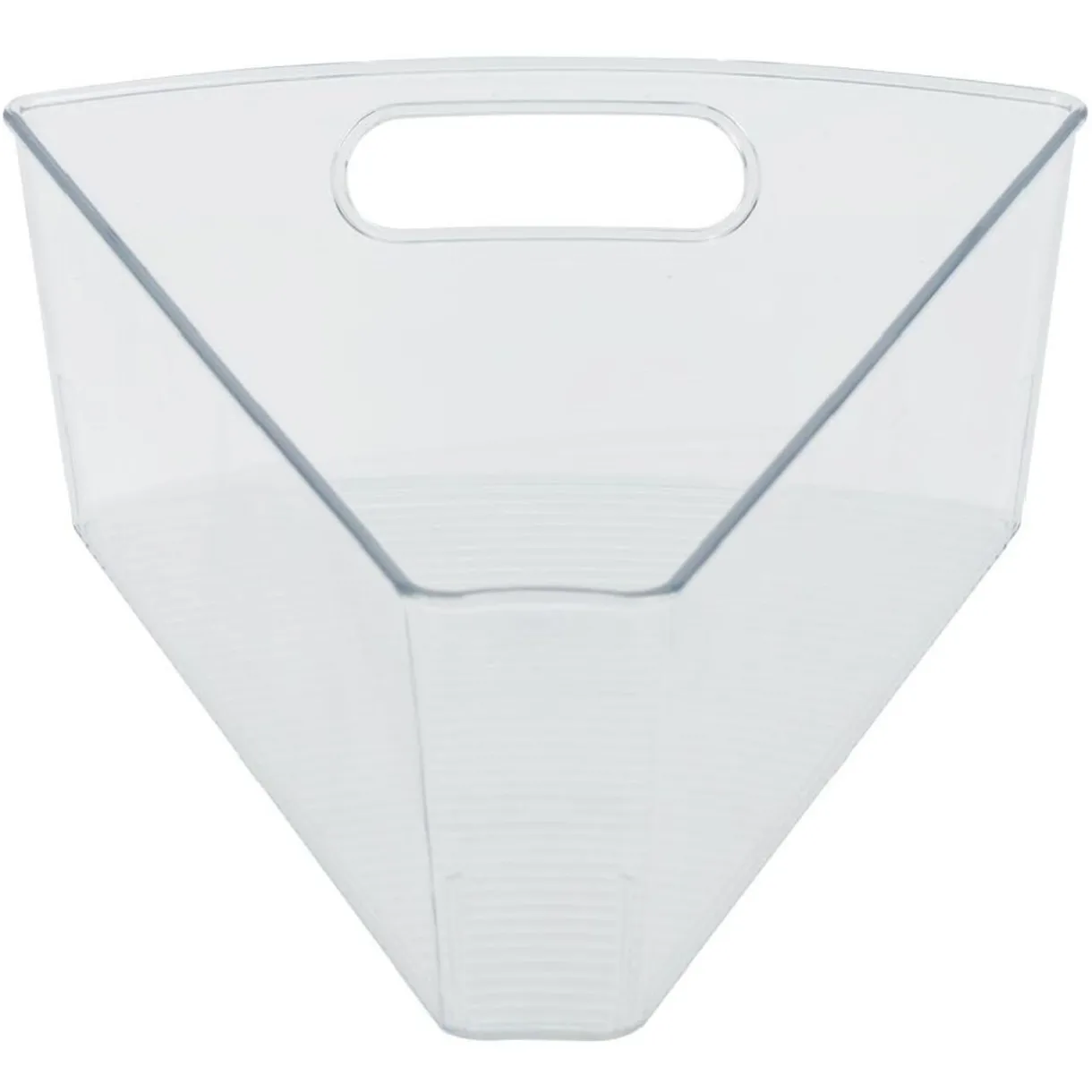 Bac de rangement triangulaire transparent pour frigo 3L^Gifi Best