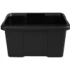 Rangement|Gifi Bac en plastique noir 15 L