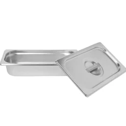 Bac inox avec couvercle préparation conservation L.32,5 cm^Gifi Discount