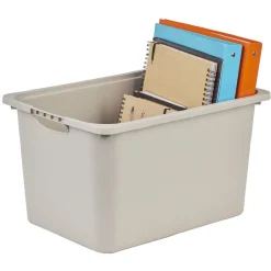 Rangement|Gifi Bac plastique beige