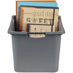 Rangement|Gifi Bac plastique gris