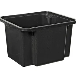Rangement|Gifi Bac plastique noir 22 L