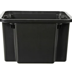 Rangement|Gifi Bac plastique noir 22 L