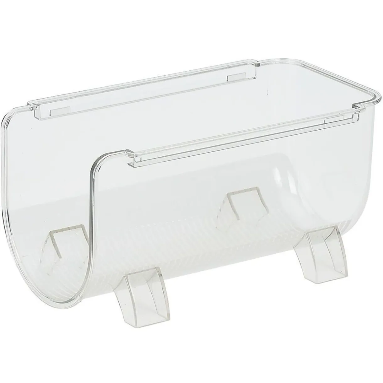 Bac porte-bouteille transparent pour frigo^Gifi