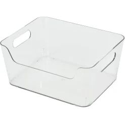 Bac rangement frigo 3,5L plastique transparent 22,4x17,3xH10cm^Gifi Online