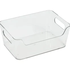 Bac rangement frigo 2L plastique transparent 20,5x14xH8,5cm^Gifi