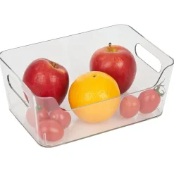 Bac rangement frigo 2L plastique transparent 20,5x14xH8,5cm^Gifi