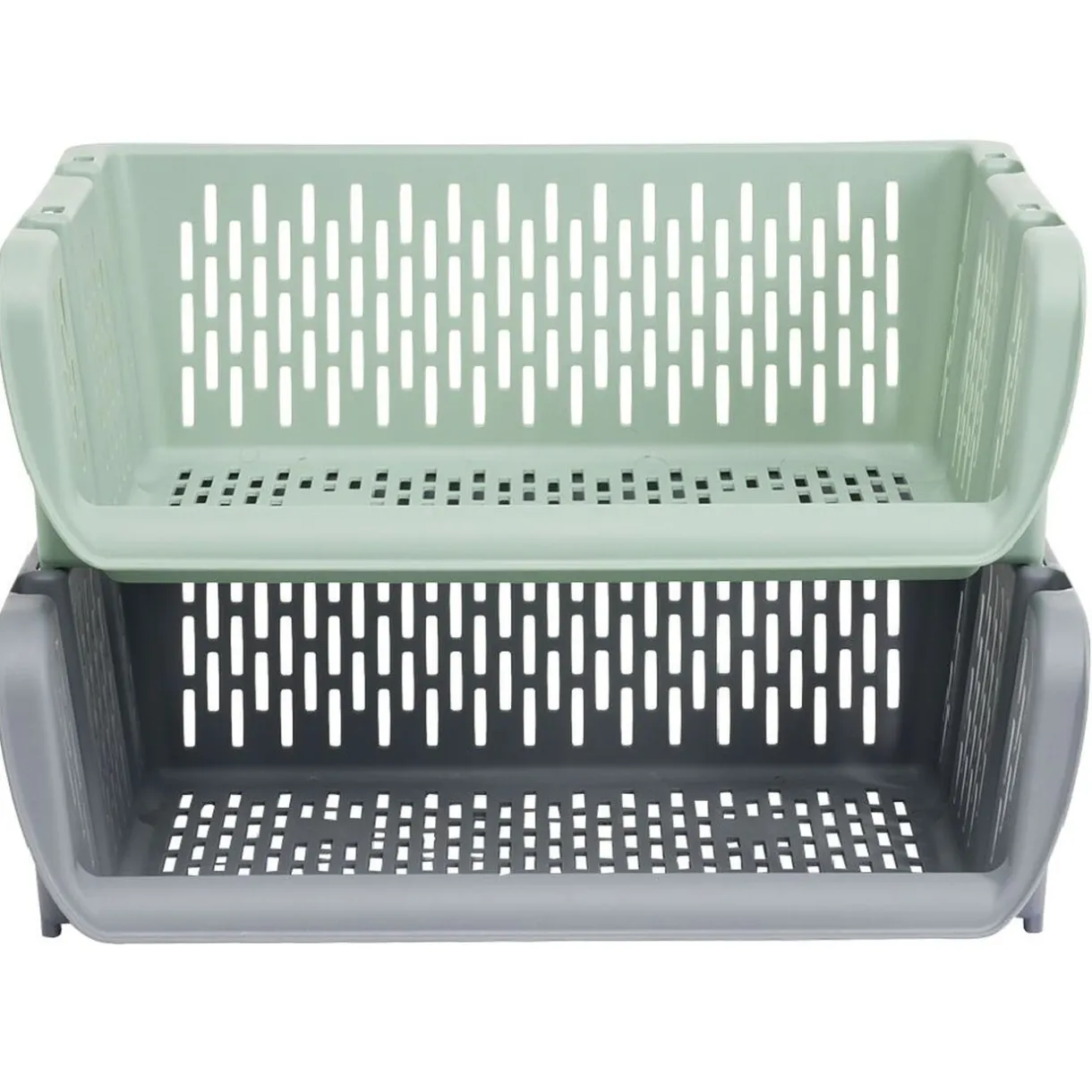 Rangement|Gifi Bac superposable large en plastique 39x30,5xH13cm