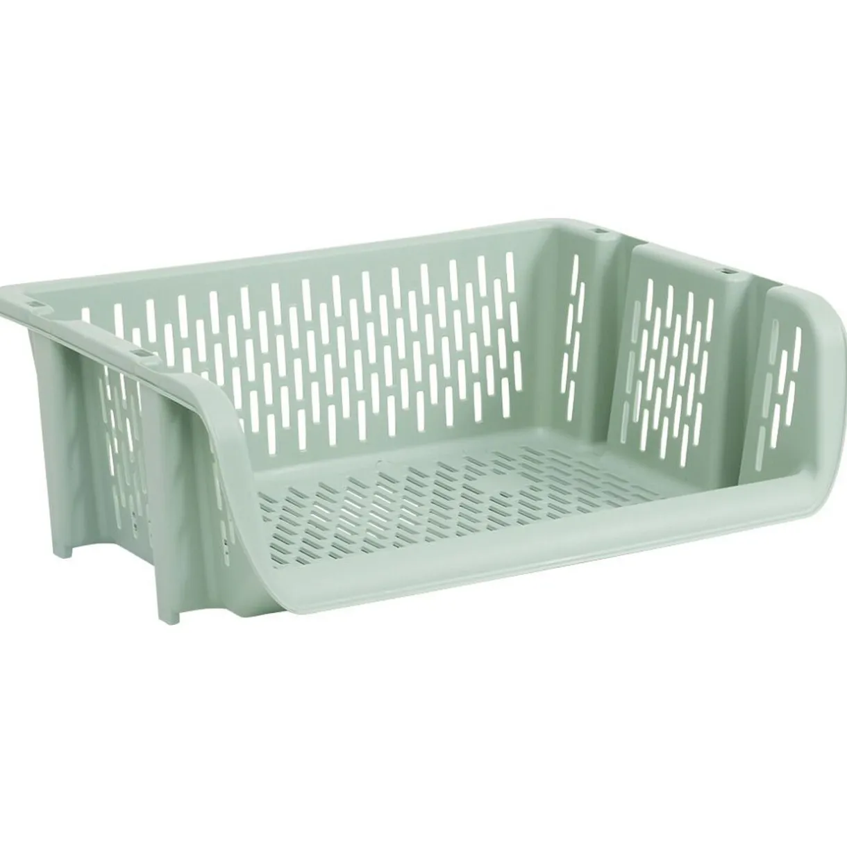 Rangement|Gifi Bac superposable large en plastique 39x30,5xH13cm