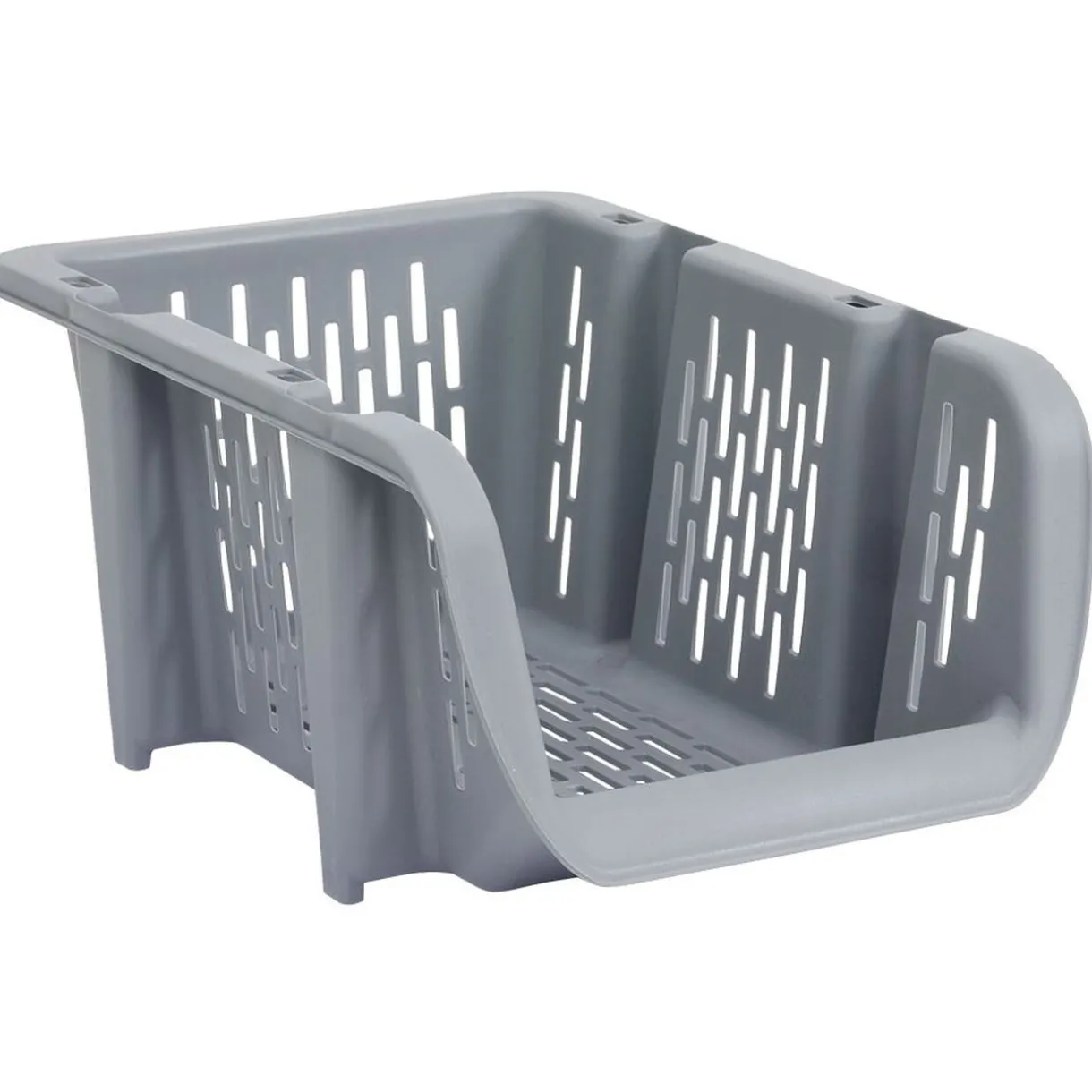 Rangement|Gifi Bac superposable étroit en plastique 31x20,5xH13,5cm