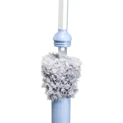 Nettoyage Et Entretien|Gifi Balai avec plumeau intégré au manche gris et bleu